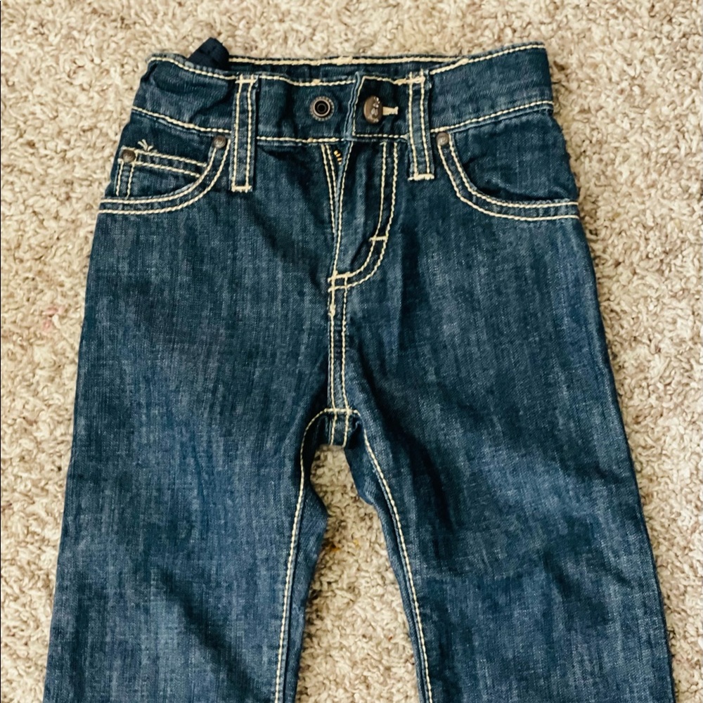 12 Month jeans.  Worn one time for rodeo day.